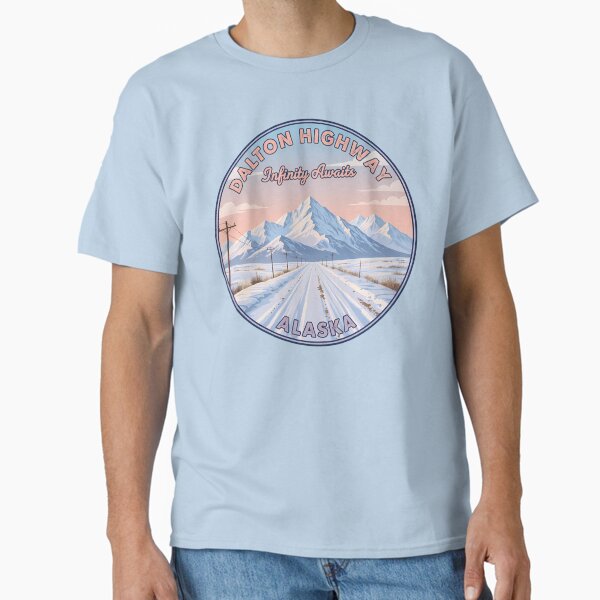 Dalton Highway Circle Sticker Classic T-Shirt for Sale by Joels97