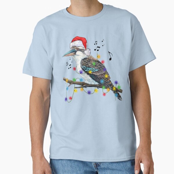 "Extra festive kookaburras - Xmas kookaburra Christmas Australia Men Woman kids " Classic T-Shirt for Sale by Ghostom