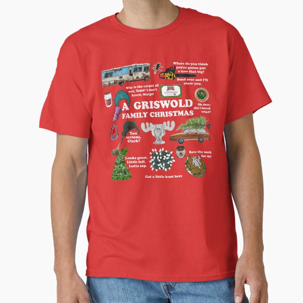 Christmas Vacation Collage Classic T-Shirt for Sale by birchandbark