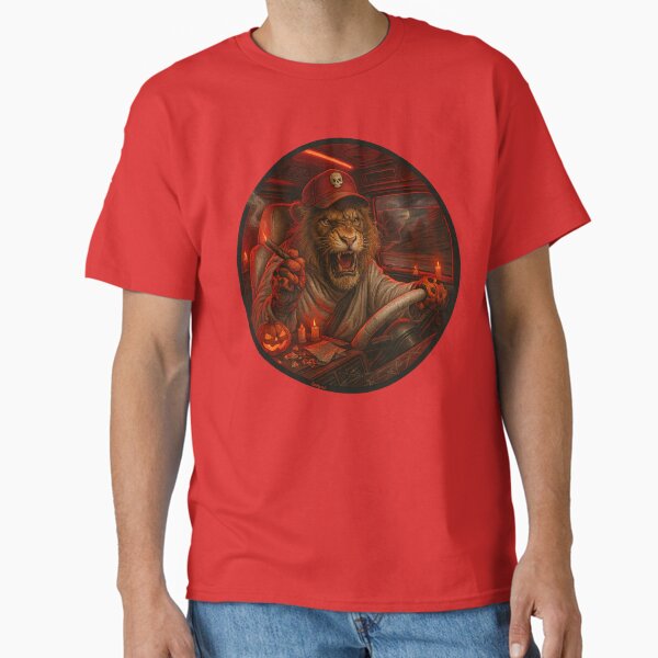 "Semi Truck – Lion Trucker Halloween Ride" Classic T-Shirt for Sale by WiecharD