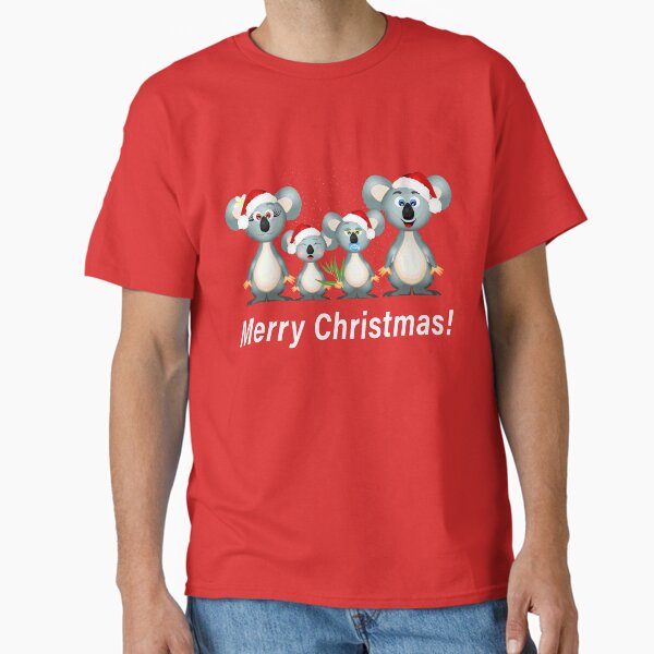 "Merry Christmas - Koala Australian Theme" Classic T-Shirt for Sale by gem07