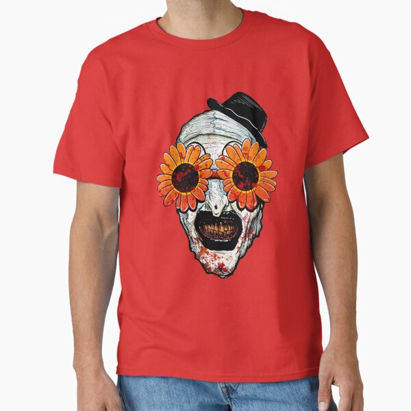 Art The Clown Terrifier 2 Sunflower Sunglasses Classic T-Shirt for Sale by BetterDaze