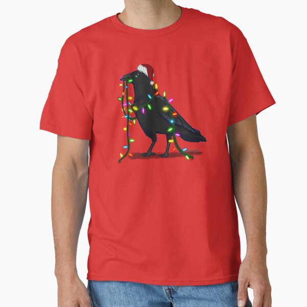 Christmas Crow Classic T-Shirt for Sale by ReisssPieces
