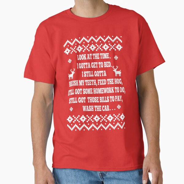 Look At The Time - Christmas Vacation Quote Classic T-Shirt for Sale by Christmas-Tees