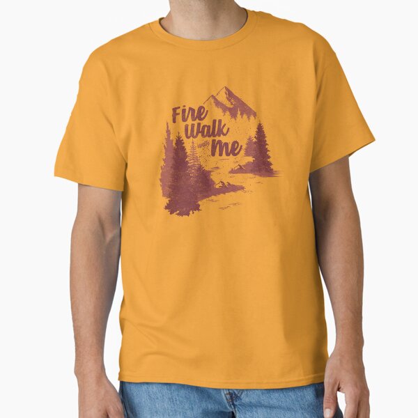 Twin Peaks Fire Walk With Me Retro Forestry Wilderness Logo Classic T-Shirt for Sale by FifthSun