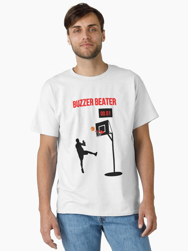 Buzzer Beater Classic T-shirt | Trendy Graphic Tee | Casual Unisex T-shirt