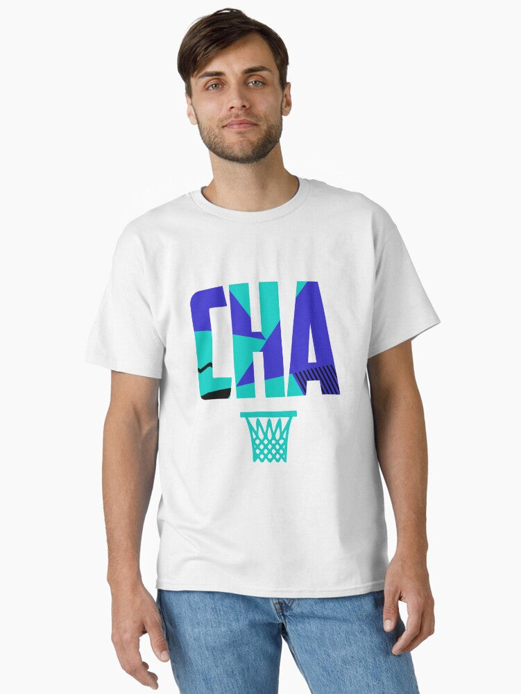 Cha Retro Basketball White Classic T-shirt | Premium Basketball Jersey | Fan Edition Apparel