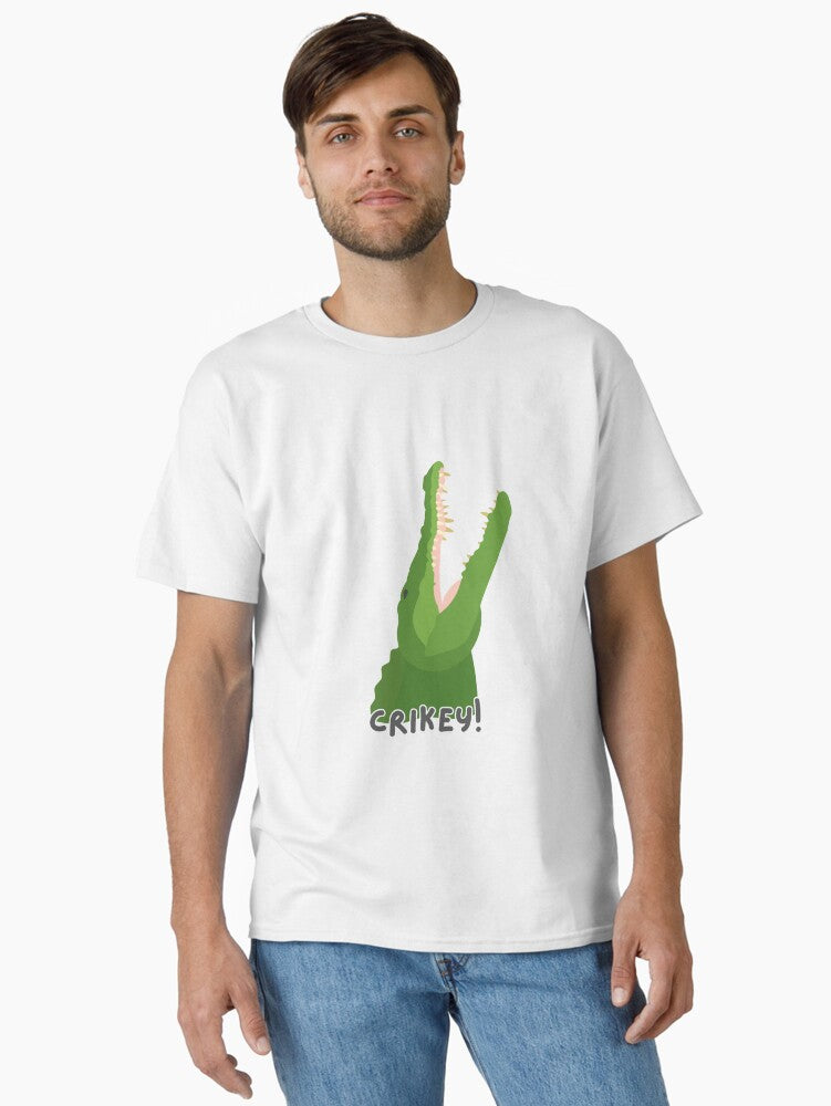 Crikey Crocodile (Large) Classic T-Shirt