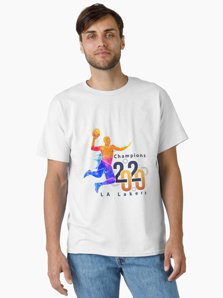 Championnat Des Lakers De Los Angeles 2020 Classic T-shirt | Trendy Graphic Tee | Casual Unisex T-shirt