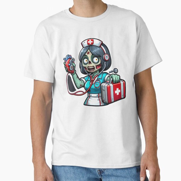 "Nurse Zombie" Classic T-Shirt for Sale by NurseStickerRx