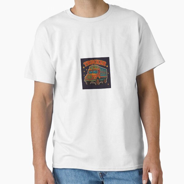 "Indian Truck Art | Colorful Traditional Trucker Design | Desi Style" Classic T-Shirt for Sale by Gurjeetpixelart