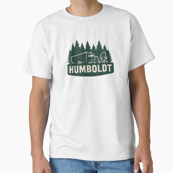 "Bigfoot Semi-Truck & Forest Silhouette Design Trucker Hat" Classic T-Shirt for Sale by Bigfootcorner
