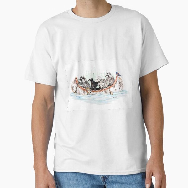 Critter Canoe - forest animals Classic T-Shirt for Sale by HollySimental