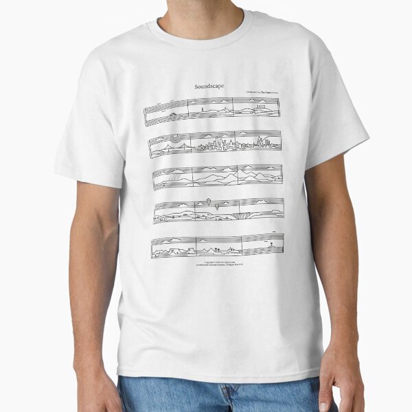 Soundscape Classic T-Shirt for Sale by thepapercrane