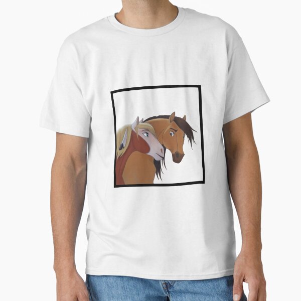 Spirit the wild Mustang Classic T-Shirt by RebeckaWi