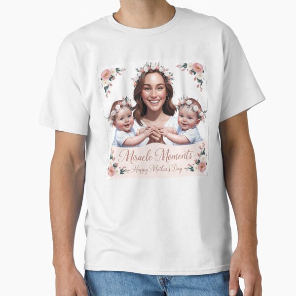 Amber Heard Announces Twins on Mother’s Day Classic T-Shirt for Sale by UnboxedZone