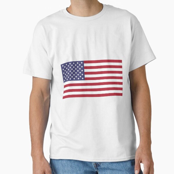 American Flag - Stars and Stripes - US Flag Classic T-Shirt for Sale by Martstore