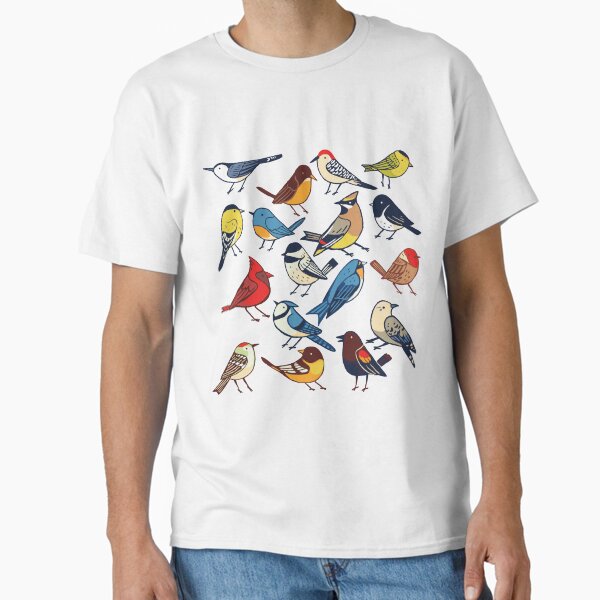 North American Birds  Classic T-Shirt for Sale by michelledraws