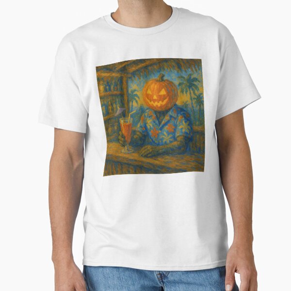 The Headless Horseman’s Tropical Escape Classic T-Shirt for Sale by NeonCircuit