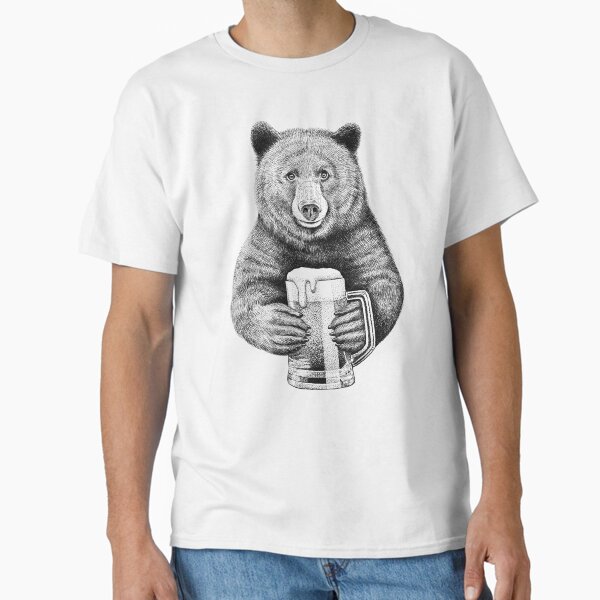 Bear Beer Classic T-Shirt for Sale by HabbyArt