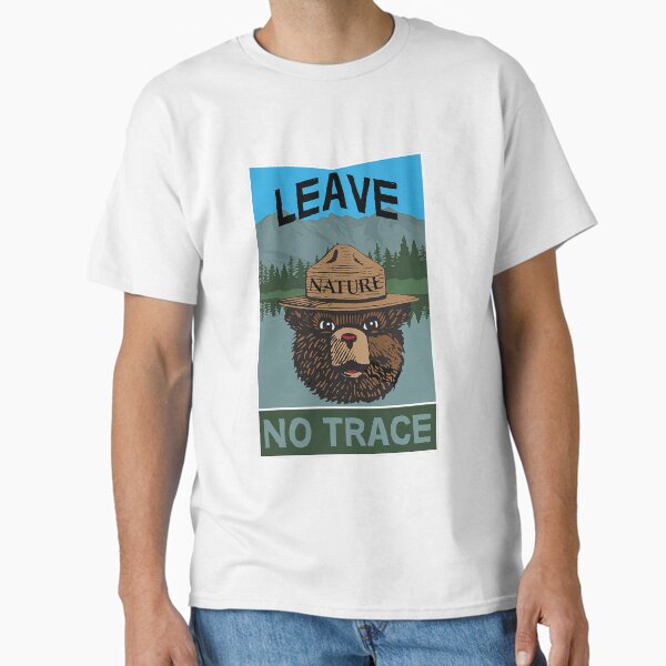 Leave No Trace shirt - t shirt - Ecological Gifts - Environmental t shirt - Respect Nature t-shirt - Camping Classic T-Shirt for Sale by happygiftideas