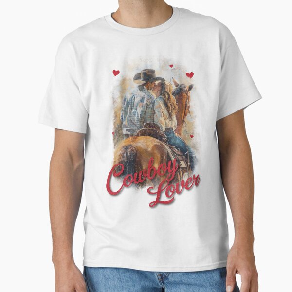 Cowboy Lover Couple Kiss Tee Classic T-Shirt for Sale by Liabilities-08