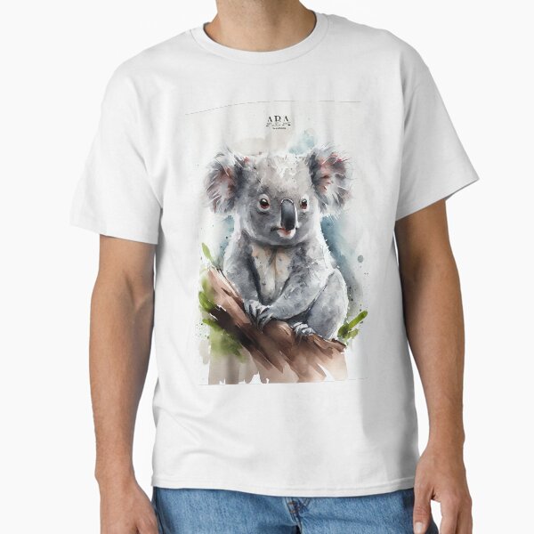 Australian terrestrial mammals Koala - Watercolor Paint Classic T-Shirt for Sale by ABArtByAlexST