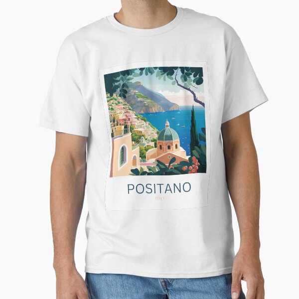 Positano Italy Classic T-Shirt for Sale by andreipopescu