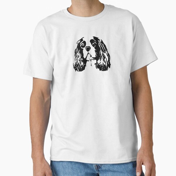 Minimalist Cavalier King Charles Spaniel Classic T-Shirt for Sale by Whoofster