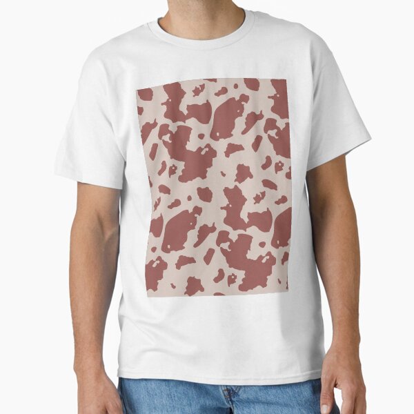Brown Cow skin pattern Classic T-Shirt for Sale by AnnArtshock