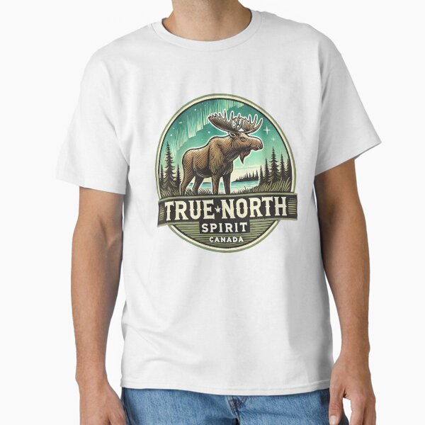 Northern Spirit Moose Classic T-Shirt for Sale by Mexanikys