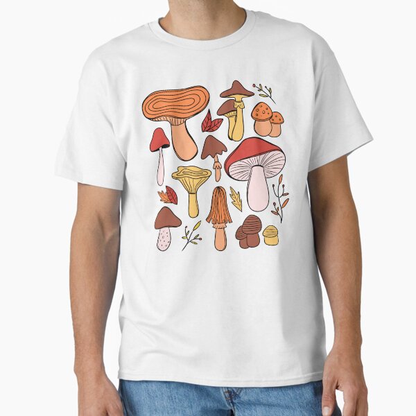 Wild Mushrooms Classic T-Shirt for Sale by grrrenadine