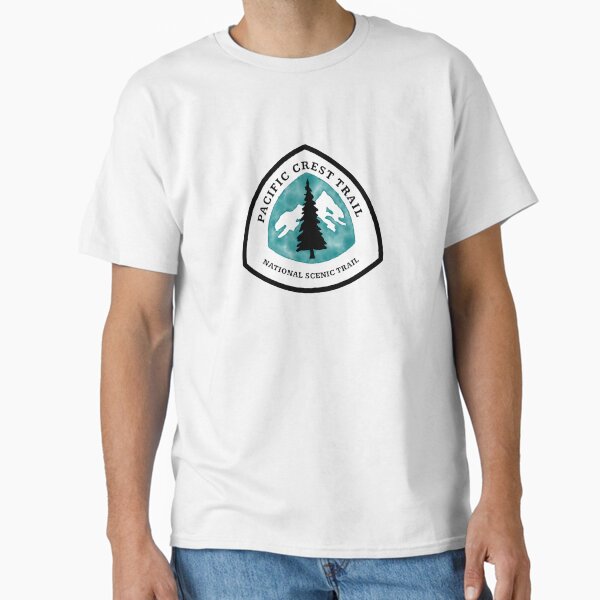 Pacific Crest Trail Watercolor Sign Classic T-Shirt for Sale by Nicmunk-Design