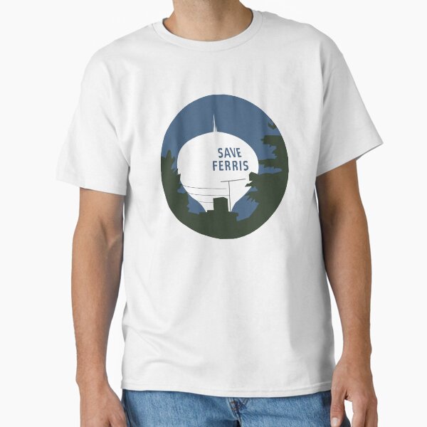 Save Ferris Bueller Minimalistic Design Classic T-Shirt for Sale by ThneedToKnow