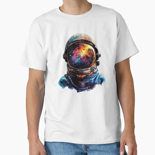 Cosmic Galaxy Helmet Classic T-Shirt for Sale by erzebetth