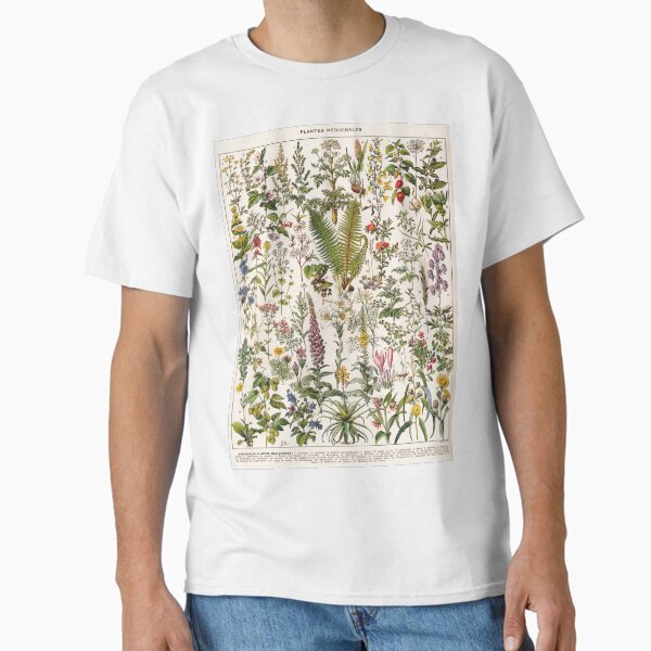 Adolphe Millot - Plantes Medicinales B - French vintage poster Classic T-Shirt for Sale by DejaVuStudio