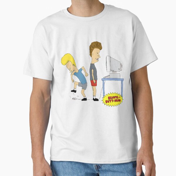 Couple beavis butthead cannot use computer Classic T-Shirt for Sale by RheaumeHenry