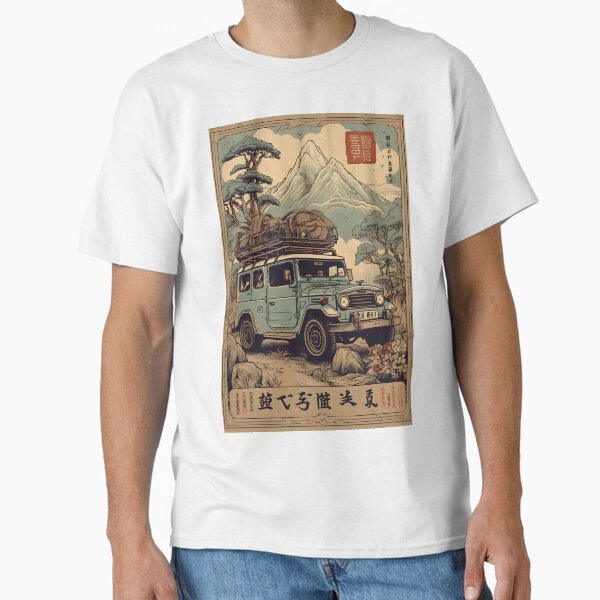 Classic Toyota Land Cruiser FJ-40 Classic T-Shirt for Sale by StickeryPickery