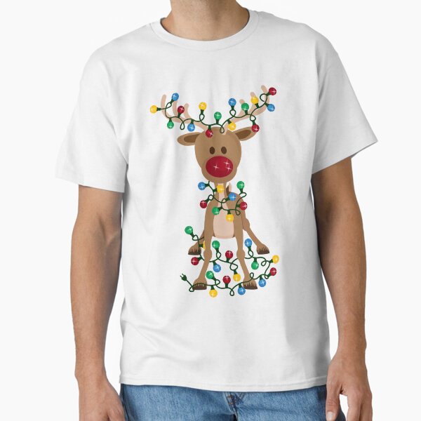 "Adorable Reindeer" Classic T-Shirt for Sale by mightyawesome