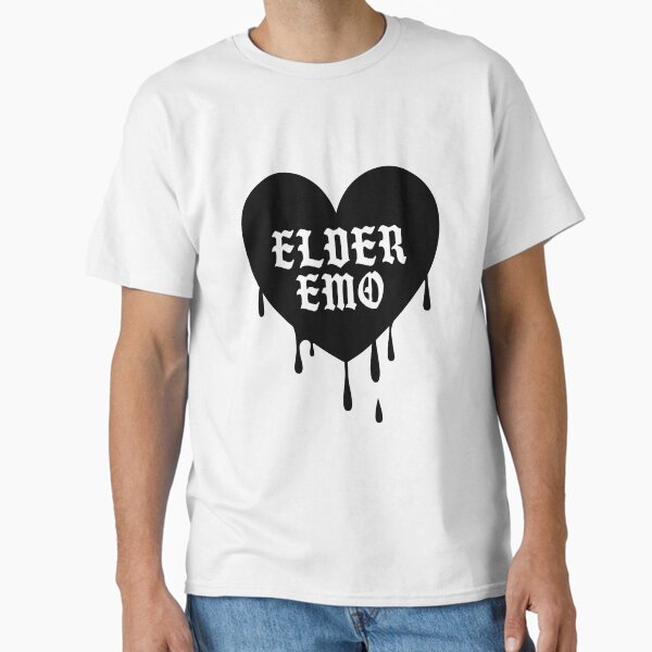 Elder Emo | Goth Spooky | Gift for Emos | Millennials | Not A Phase Classic T-Shirt for Sale by SquidAndBear