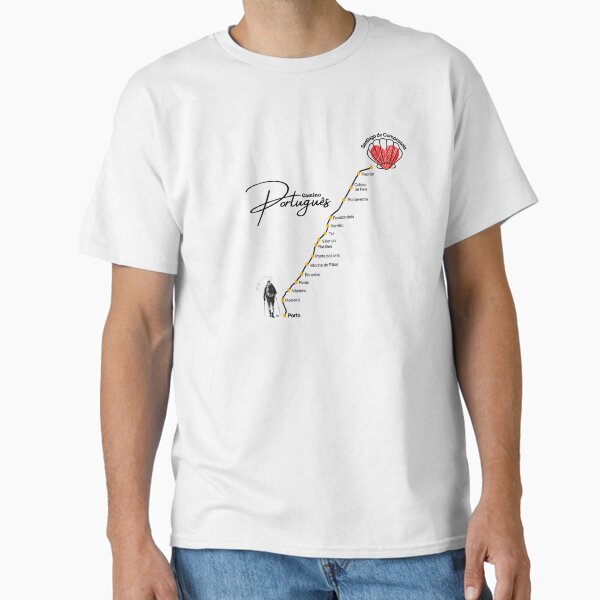 Camino de Santiago Portuguese Way Classic T-Shirt for Sale by bcpilgrim