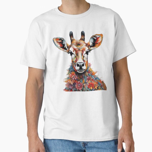 Artistic Animal Collection: Flora Adorned Delight Classic T-Shirt for Sale by WhimsicalGoods