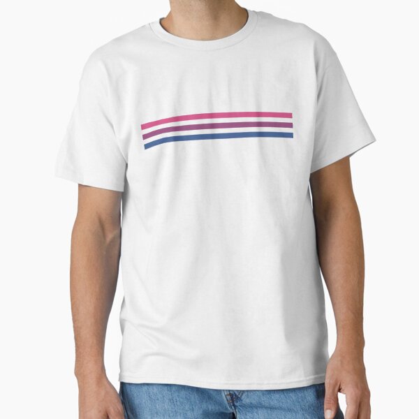 Bi Stripes Classic T-Shirt for Sale by lemoncitruszest