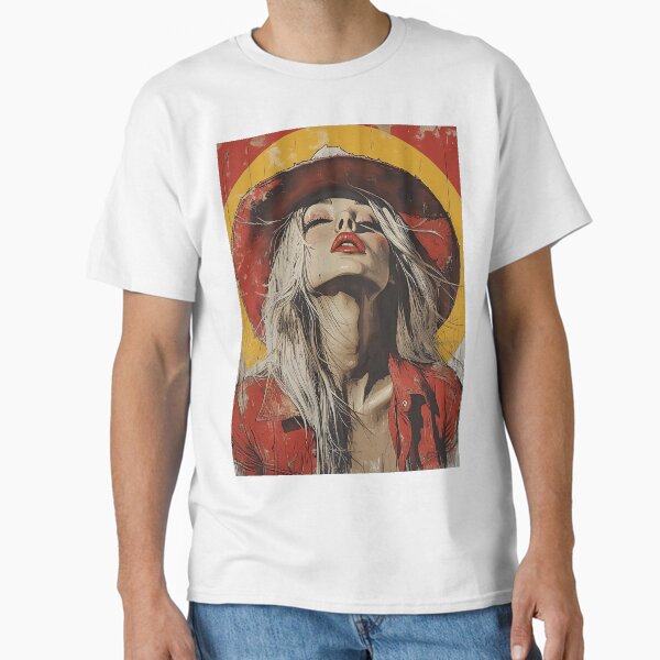 Scarlet Wild West Muse Classic T-Shirt by shadowart86