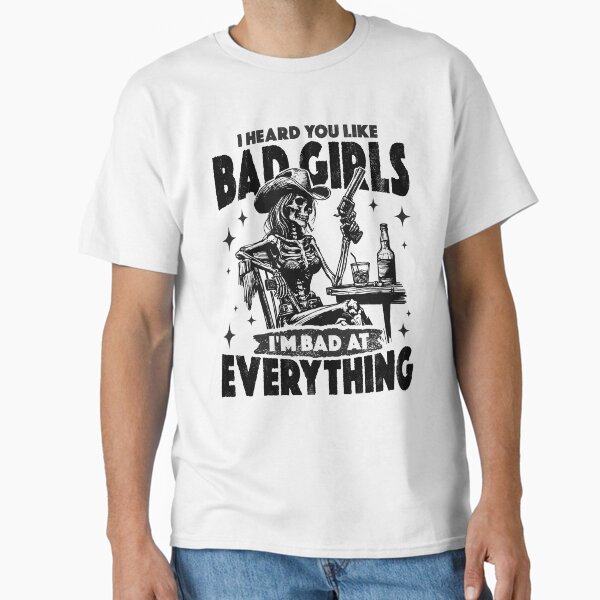 Cowgirl Skeleton Western Gothic Classic T-Shirt for Sale by Jcat7