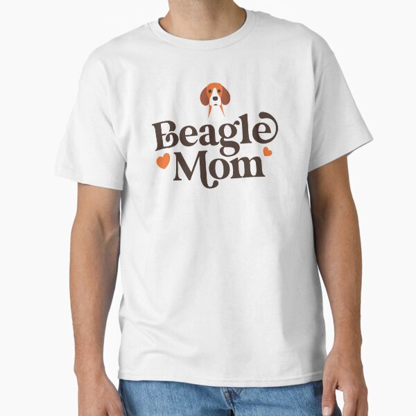 beagle mom white Classic T-Shirt for Sale by TanyaHayes