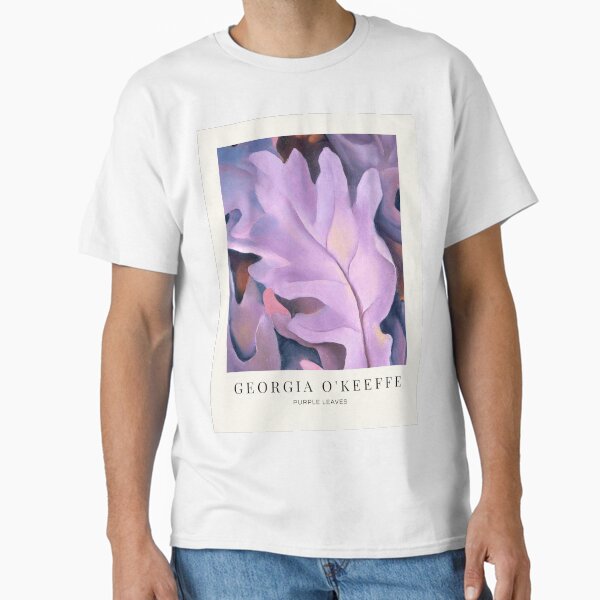 Purple Leaves by Georgia O'Keeffe Classic T-Shirt for Sale by redoARTstore