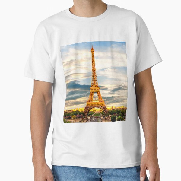 The Eiffel Tower Paris France Classic T-Shirt for Sale by CreatedProto