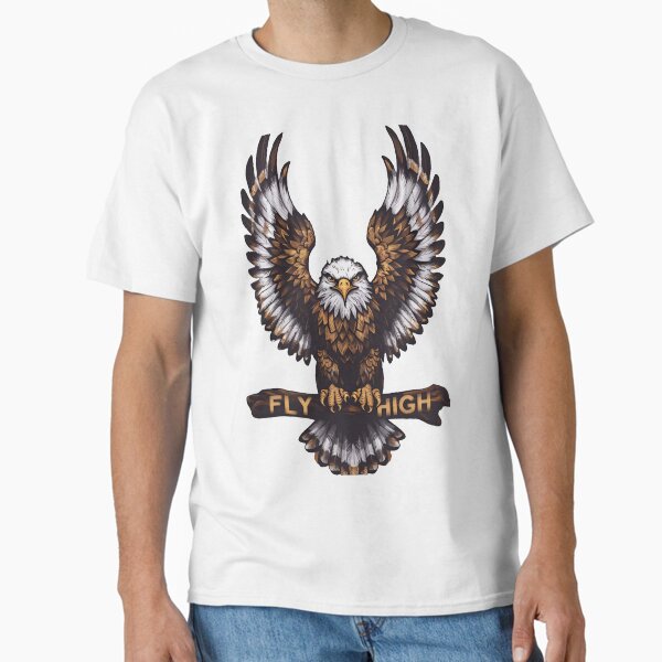 Ascend: Soaring with the Eagle's Grace Classic T-Shirt for Sale by M0A0
