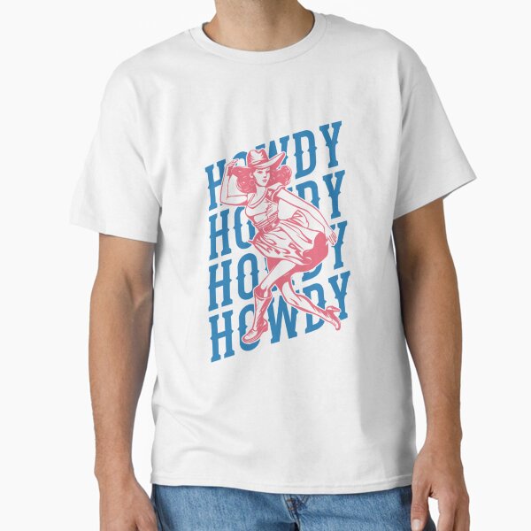 Vintage Hoedown Cowgirl Howdy Sunshine Silhouette Classic T-Shirt for Sale by Jcat7